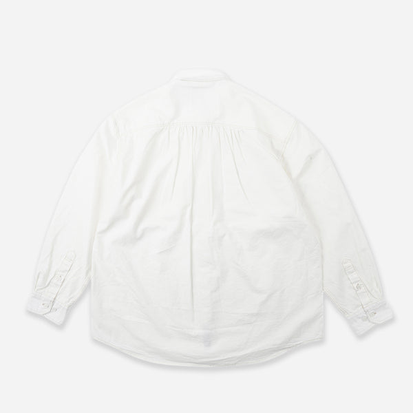 1920'S CHAMBRAY WORK SHIRT - WHITE