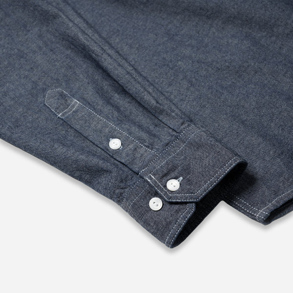 1920's CHAMBRAY WORK SHIRT - INDIGO