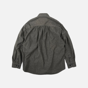 Frizmworks - Frizmworks 1920s Chambray Work Shirt - Mud -  - Alternative View 1