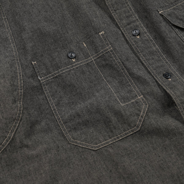 Frizmworks 1920s Chambray Work Shirt - Mud