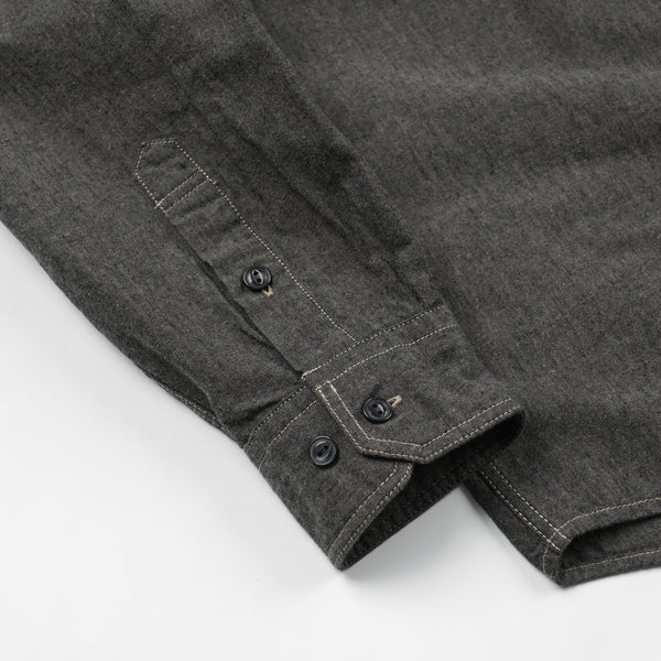Frizmworks 1920s Chambray Work Shirt - Mud