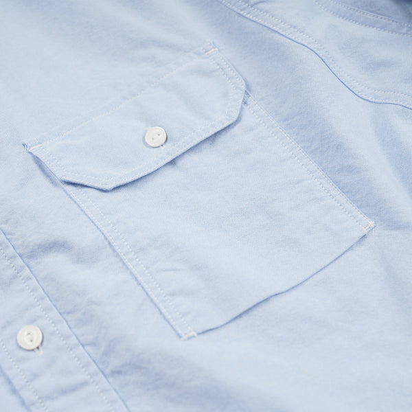 1920'S OXFORD WORK SHIRT - BLUE
