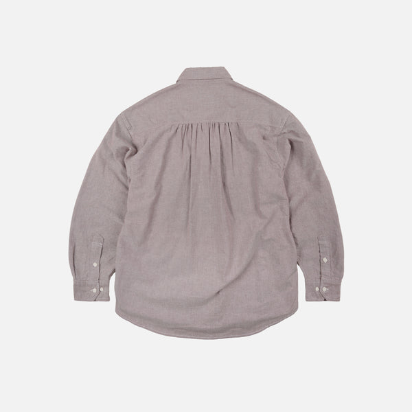 1920'S OXFORD WORK SHIRT - BROWN