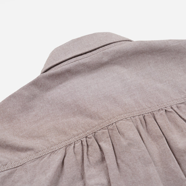 1920'S OXFORD WORK SHIRT - BROWN