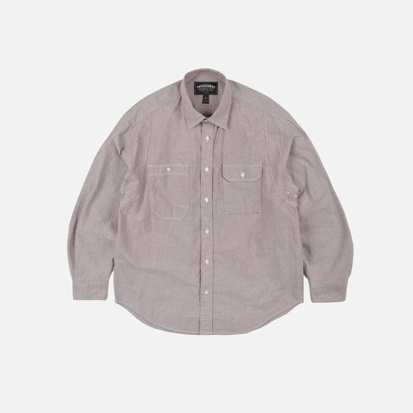 1920'S OXFORD WORK SHIRT - BROWN