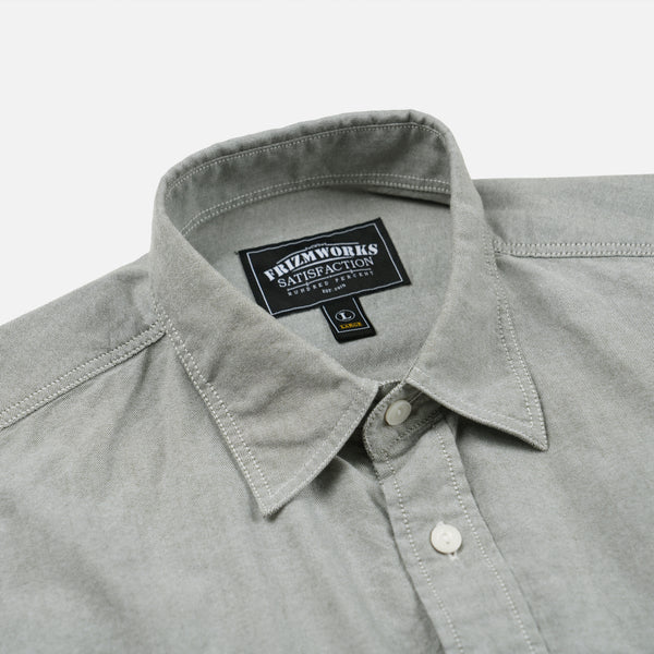 1920'S OXFORD WORK SHIRT - GREEN
