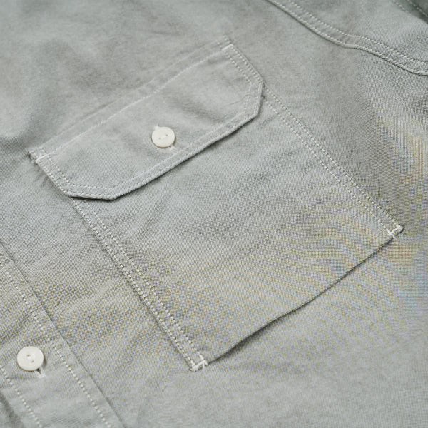 1920'S OXFORD WORK SHIRT - GREEN