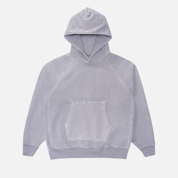 SUPER WEIGHTED HOODIE - LILAC GREY