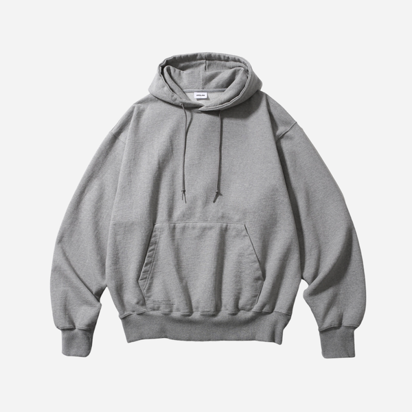 Anglan Heavyweight Classic Hoodie - Melange Grey
