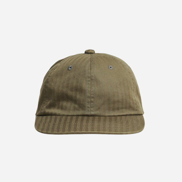 Beams Plus 6 Panel Herringbone - Olive