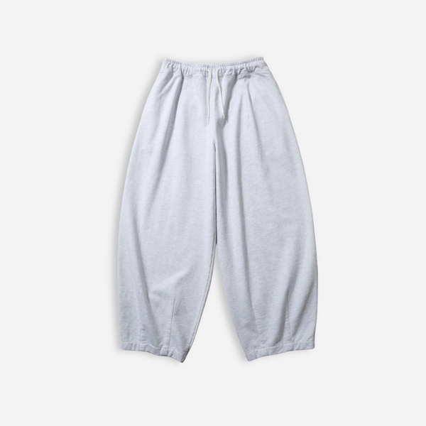 Anglan Steady Sweat Balloon Pants - White Melange
