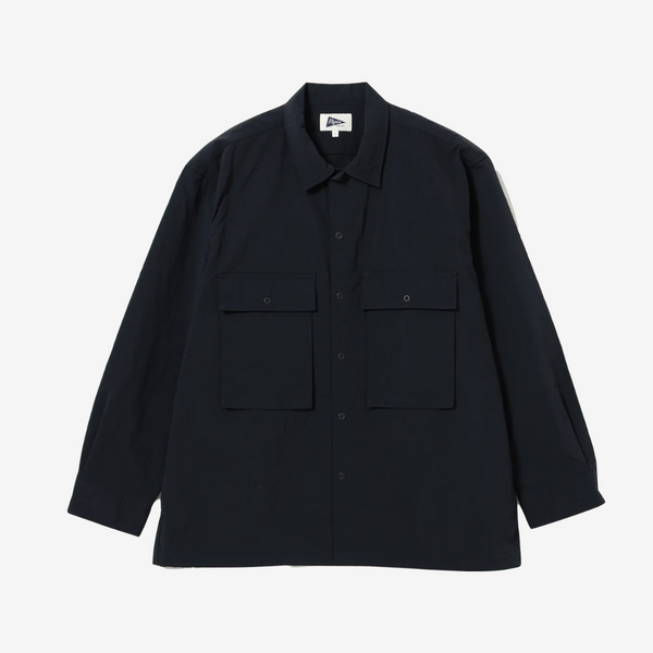 IVAN NYLON HUNTING SHIRT - NAVY