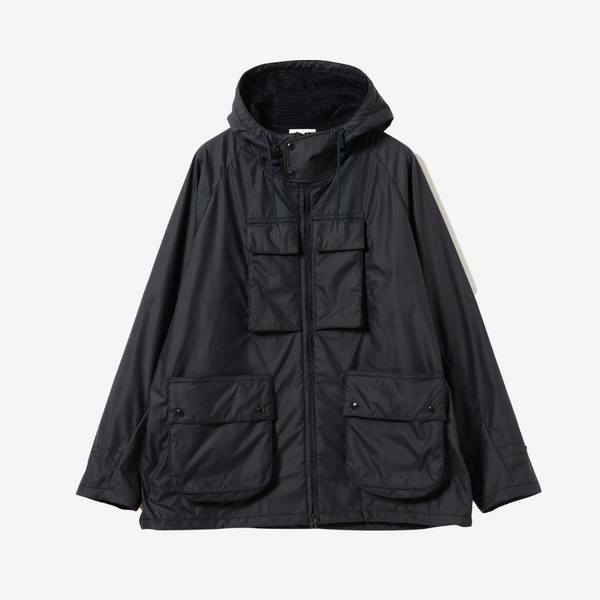 CARILLO 4 POCKET HOODED JACKET - NAVY