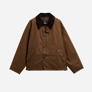 Barbour - Barbour Transport Wax Jacket- Sand -  - Main Front View