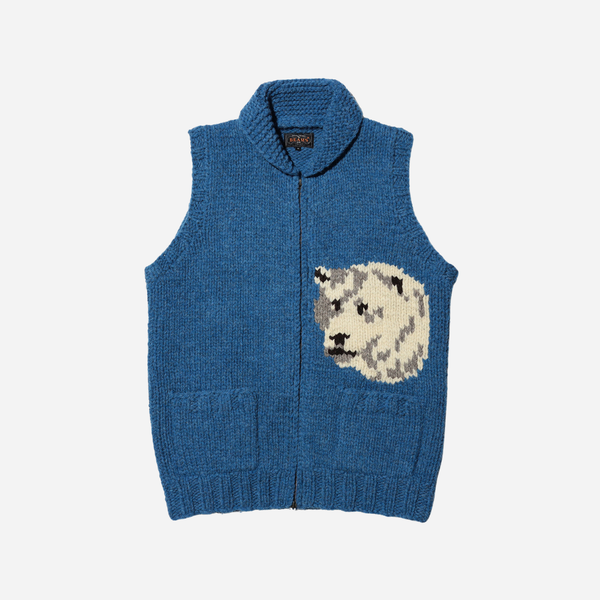 Beams Plus Cowichan Vest - Blue