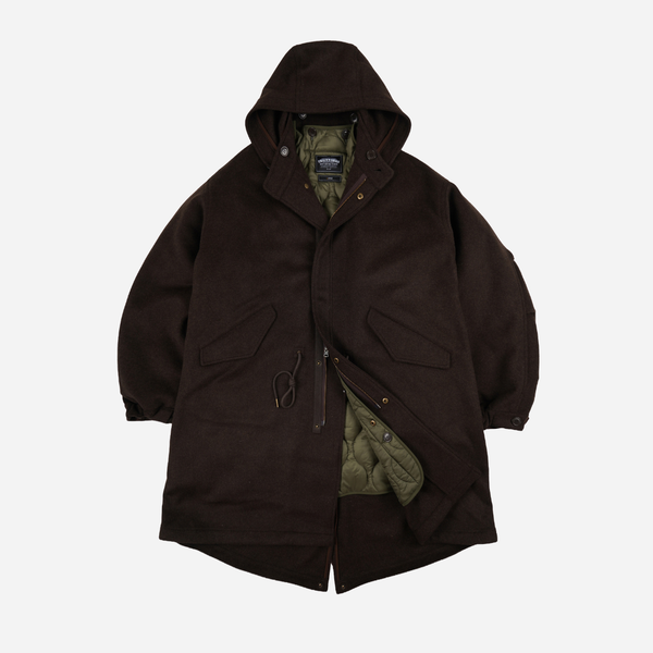 Frizmworks Wool Vincent Fishtail Parka - Brown