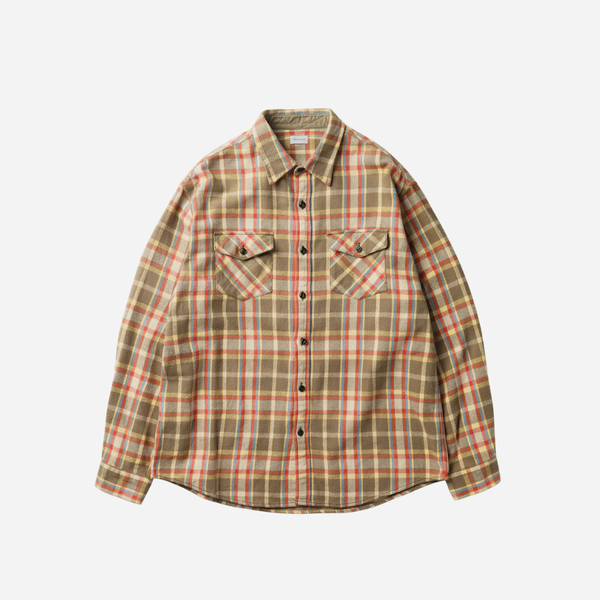 Khakis 2020 Heavy Flannel Shirt -Tan