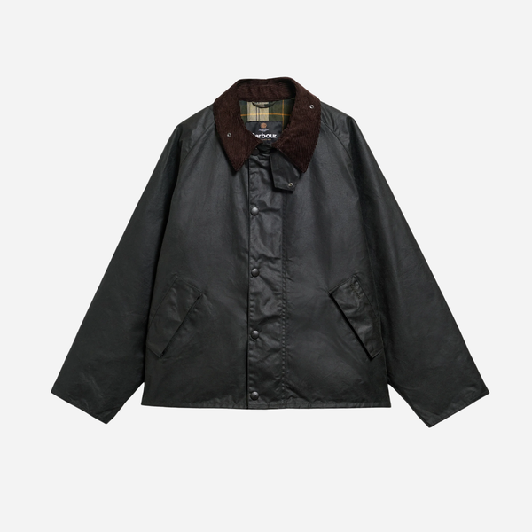 Barbour Transport Wax Jacket - Sage Olive