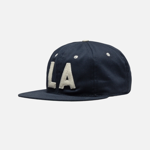 Ebbets Field Flannels - LA ANGELS 1954 CAP - NAVY -  - Main Front View