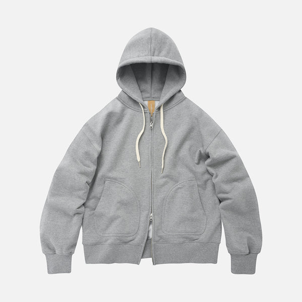 OG HEAVYWEIGHT HOOD ZIPUP PARKA - gray ean