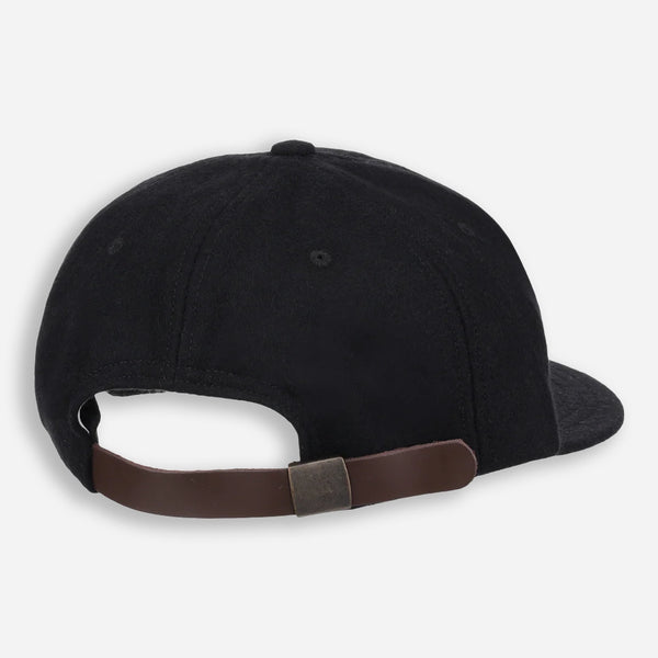 Black Wool Ballcap