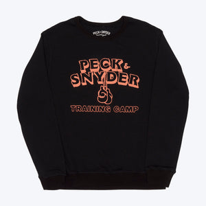 Peck & Snyder - Training Camp Sweat - Black -  - Main Front View