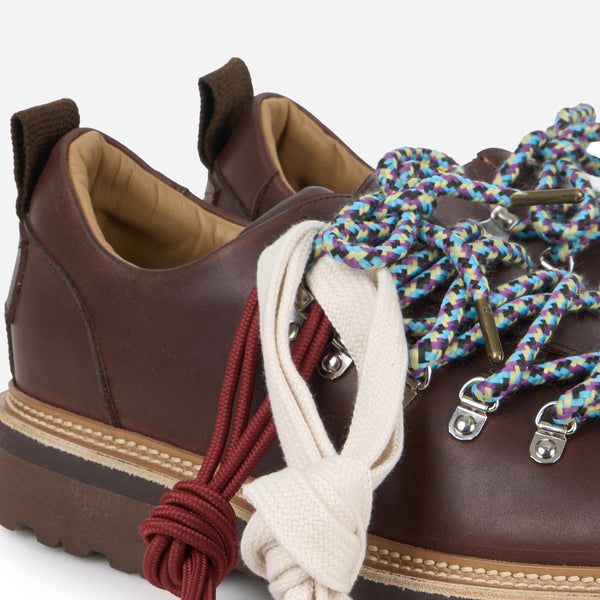 HIGH BOOTS LOW - OG LEATHER DARK BROWN