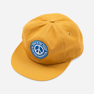 Big Rock Candy Mountaineering - TRUCKIN' TWILL PEACE CAP - GRAHAM CRACKER -  - Main Front View