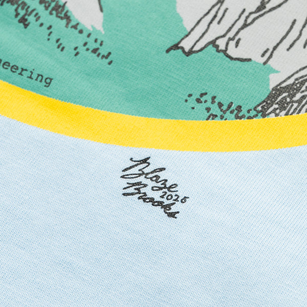 SOUVENIR T-SHIRT - BLUE MINT