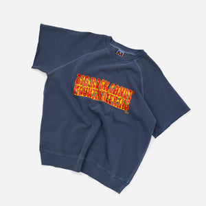 Big Rock Candy Mountaineering - BOULDER LOGO CHOP SWEAT - NAVY -  - Alternative View 1