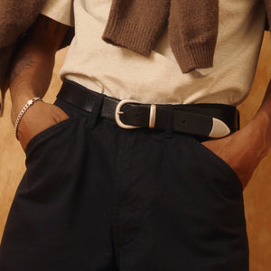 Knickerbocker - WESTERN BRIDLE BELT - BLACK -  - Alternative View 1