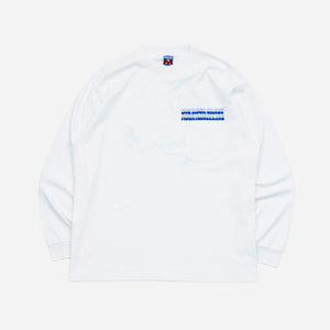Big Rock Candy Mountaineering - GARAGE SHOP L/S T-SHIRT - MILK -  - Main Front View