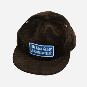 Big Rock Candy Mountaineering - TRUCKIN' CORD CAP - CHOCOLATE -  - Main Front View