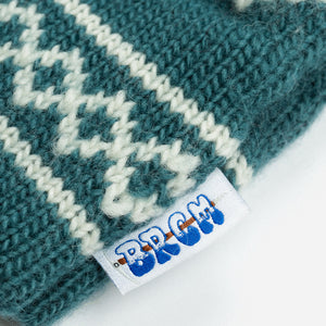Big Rock Candy Mountaineering - STOWE MOSAIC WOOL BEANIE - SPEARMINT -  - Alternative View 1