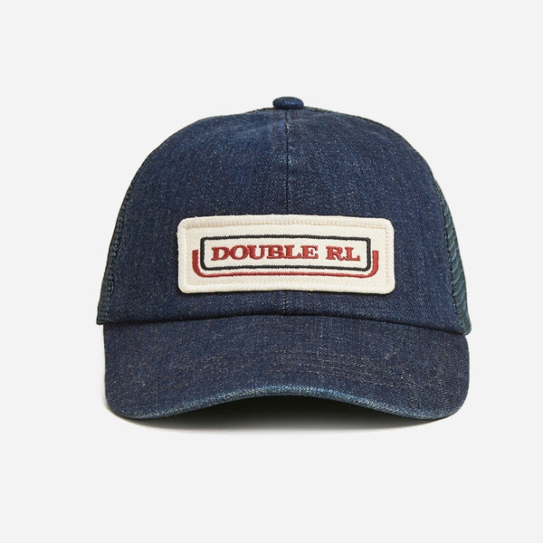 MESH DENIM TRUCKER CAP - INDIGO