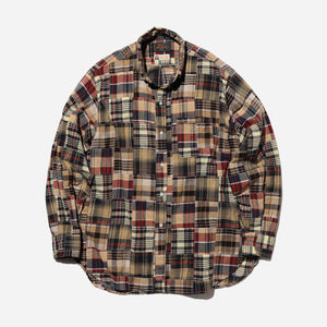 Beams+ - CLASSIC FIT ALL OVER PATCHWORK SHIRT - MULTI MADRAS -  - Main Front View