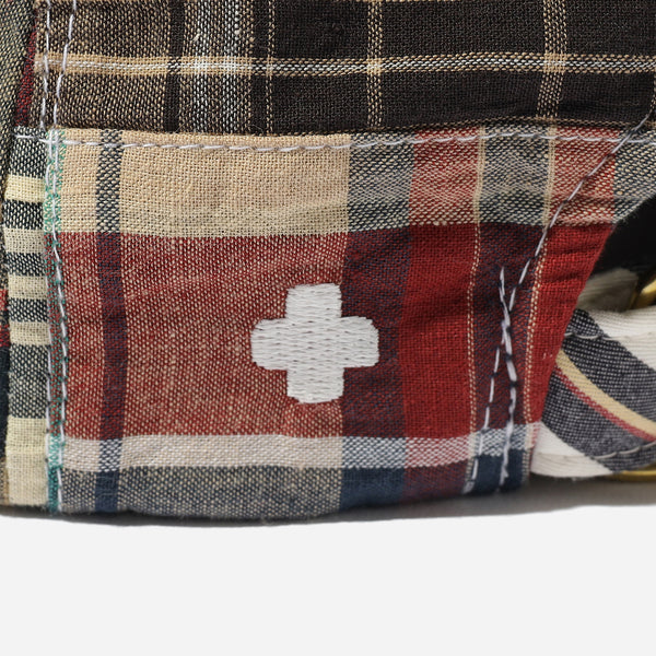 6 PANEL MADRAS CAP - PATCHWORK