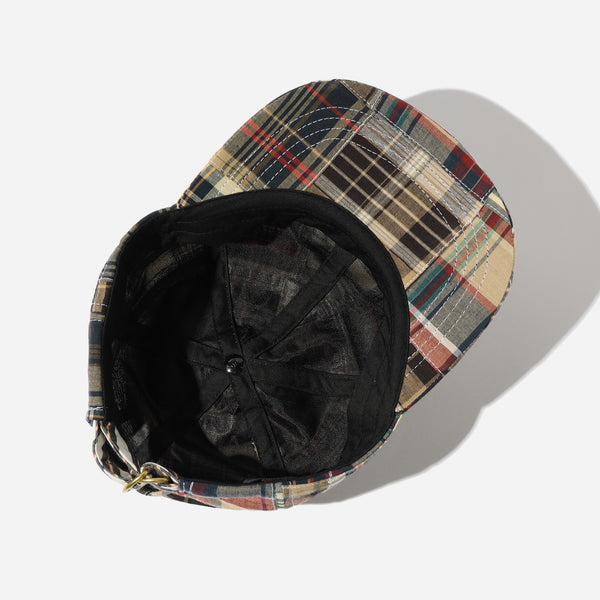 6 PANEL MADRAS CAP - PATCHWORK