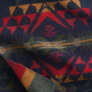 Pendleton - Jacquard Scarf - Autumn Birch Navy -  - Alternative View 1