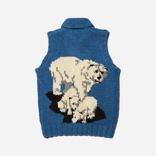 Beams Plus Cowichan Vest - Blue