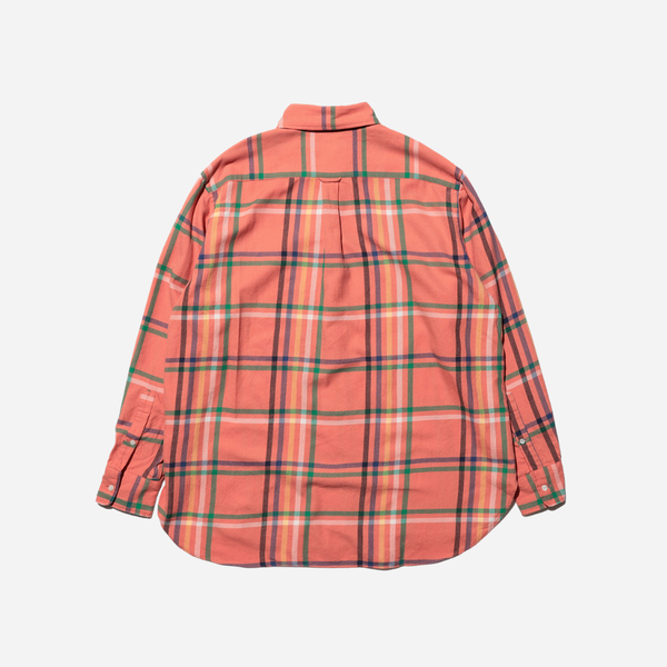 Beams Plus B.D Pullover Classic Fit Indian Nel Plaid - Pink