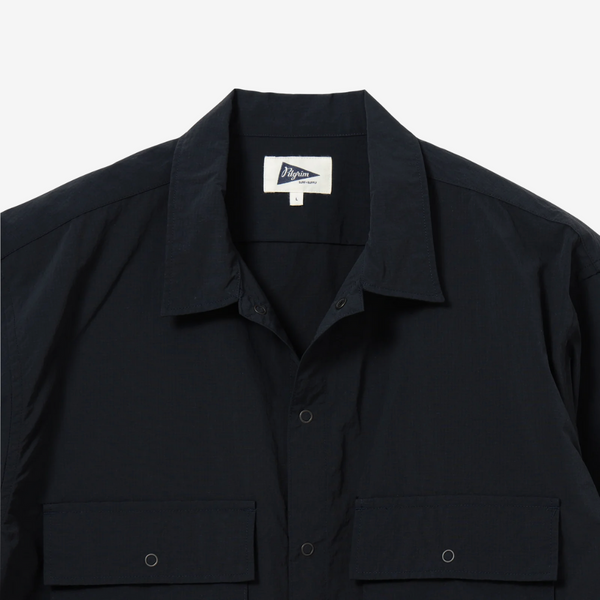 IVAN NYLON HUNTING SHIRT - NAVY