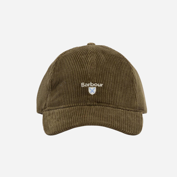 Barbour Preston Cord Cap - Olive