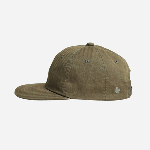 Beams Plus 6 Panel Herringbone - Olive