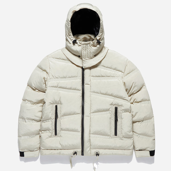 OBLIQUE QUILTED PUFFA DOWN - ECRU - The Great Divide