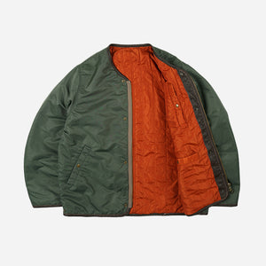 Frizmworks - REVERSIBLE MA-1 LINER JACKET - OLIVE -  - Alternative View 1