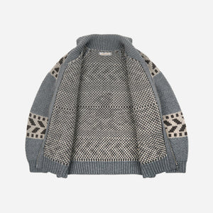 Frizmworks - THUNDERBIRD COWICHAN CARDIGAN - GREY -  - Alternative View 1