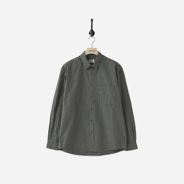 Rough Side Primary Shirt - Charcoal Grid