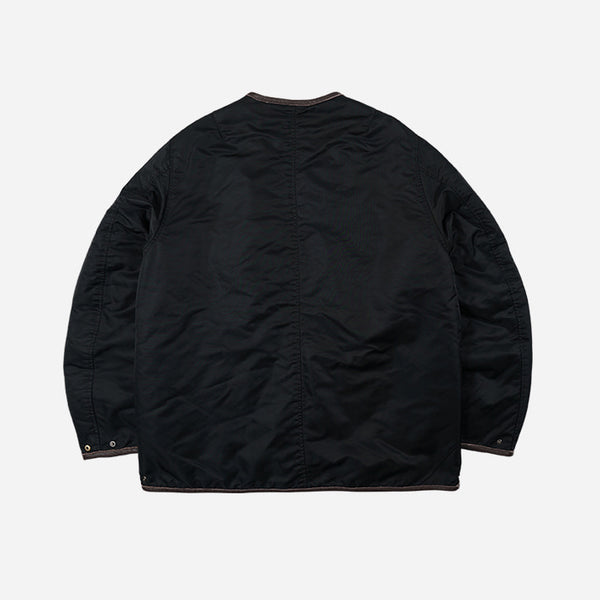 REVERSIBLE MA-1 LINER JACKET - BLACK