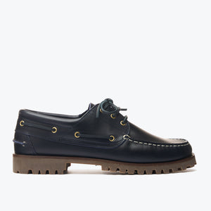 Arrow Moccasin Company - TIMBER MOC - NAVY -  - Main Front View
